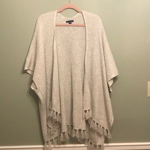 AE Sweater Cardigan w/ Tassel Hem